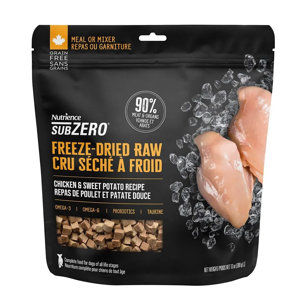 SubZero - Chicken & Sweet Potato Freeze Dried Raw Meal Or Mixer for Dogs