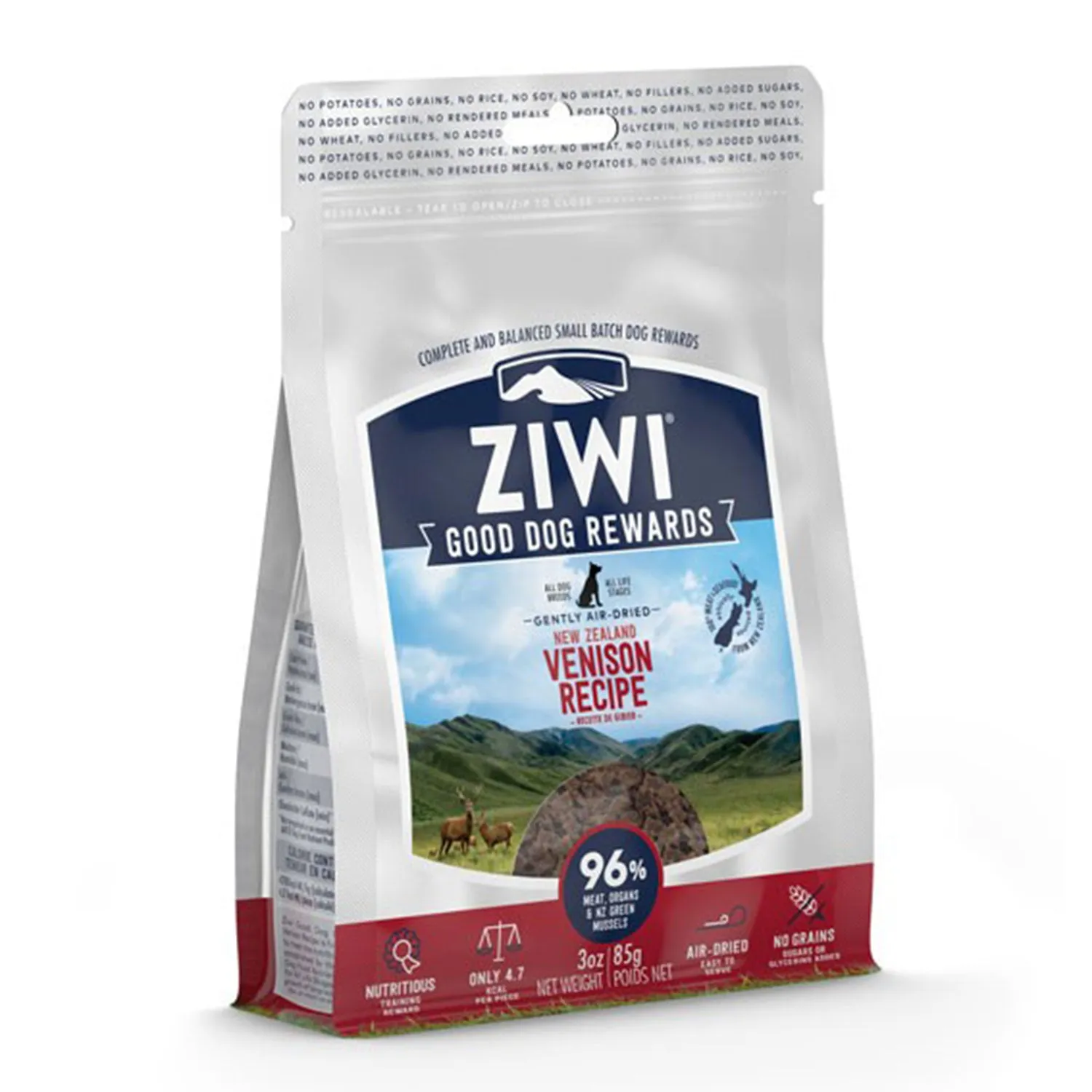 ZIWI Peak Good Dog Rewards Venison Dog Treat 85g