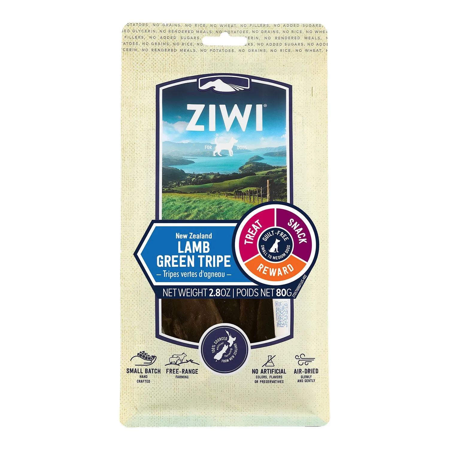 ZIWI Peak Oral Health Treats Lamb Green Tripe Dog Treat