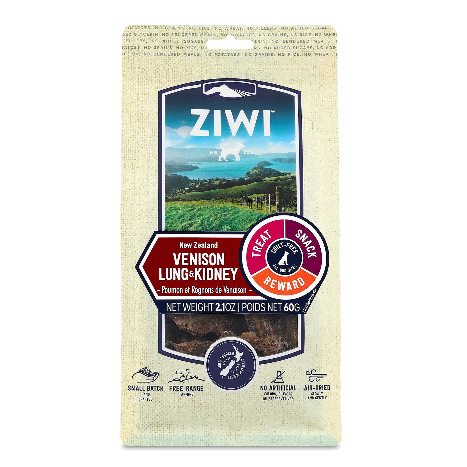 ZIWI Peak Oral Health Treats Venison Lung & Kidney Dog Treat